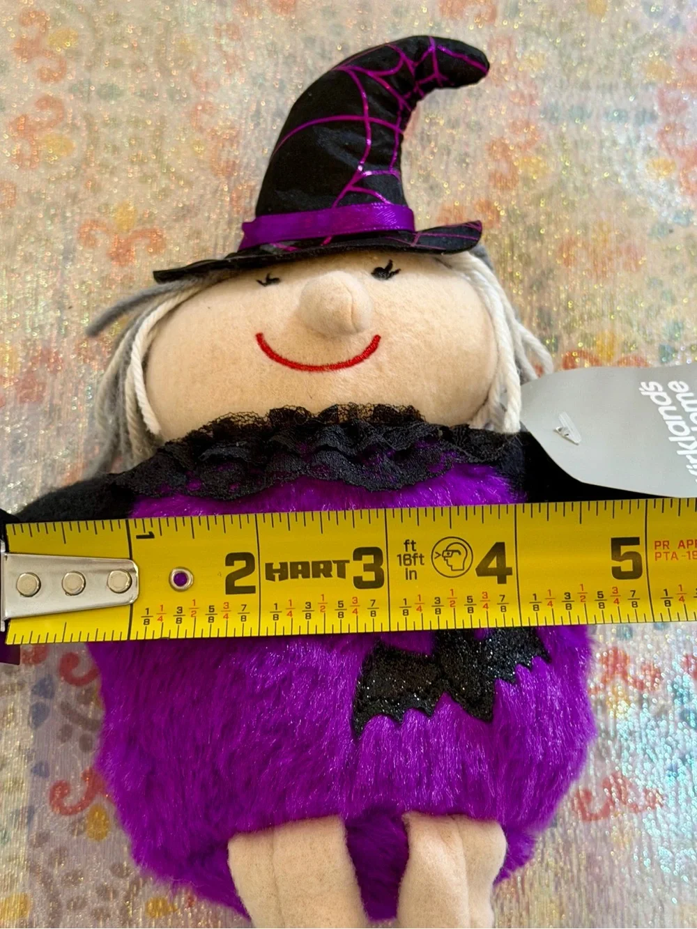 Kirkland’s Home Purple & Black Witch Plush Doll